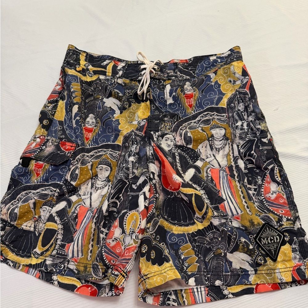 MCD More Core Division Surf Swim Travel Men’s Swim Trunks Board Shorts Size 38